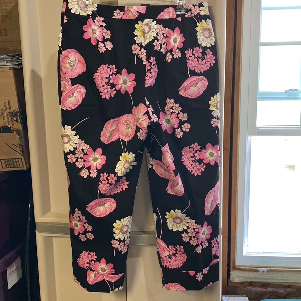 Stretch Floral Print Pants - Picture 2 of 5